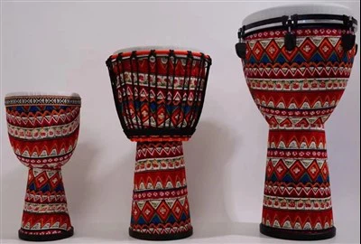 子供と大人のための8インチ、10インチ、12インチの軽いアフリカンタンバリン